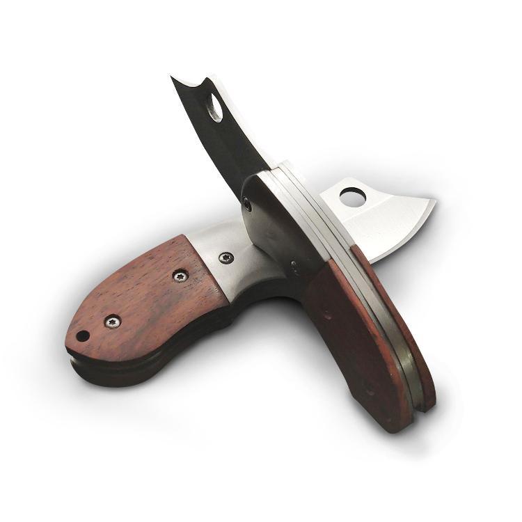 折り畳み ナイフ フォールディングナイフ ウッド アウトドア キャンプ 登山 釣り 防災 バーベキュー ステンレス ミリタリー コンパクト |  | 02