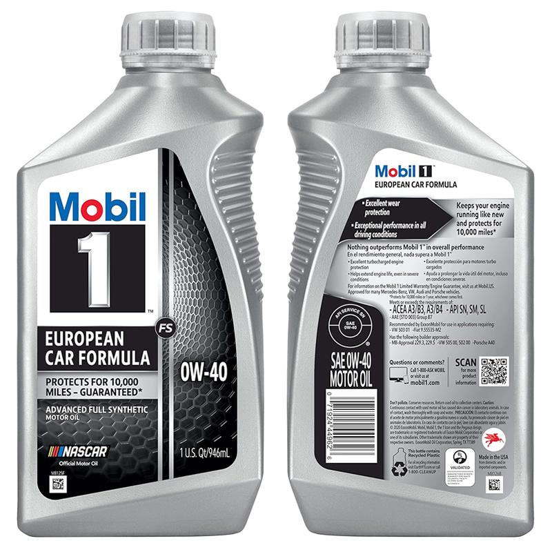 大容量 エンジンオイル 0W-40 モービル 高性能 1本 946ml x 6本 ガソリン ディーゼルエンジン | Mobil | 01