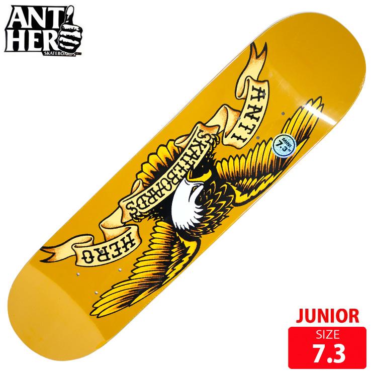 【KIDS】ANTI HEROスケートボード7.3インチ キッズ用 ANTIHERO（アンタイヒーロー） キッズ ジュニア アンチヒーロー デッキ