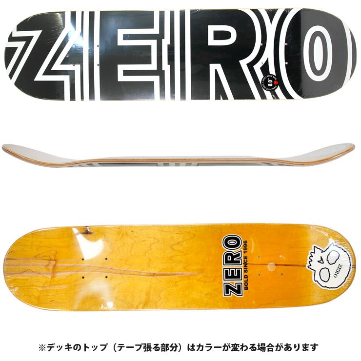 ZERO SKATEBOARDS 8.25inc スケボーデッキ スケートボード 【公式通販】