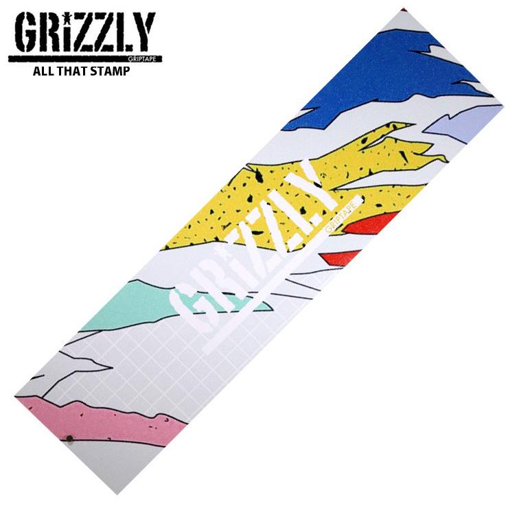 スケボー デッキテープ グリズリー GRIZZLY ALL THAT STAMP GRIPTAPE グリップテープ スケートボード