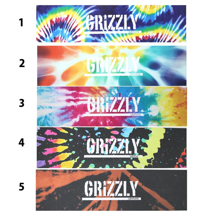 スケボー デッキテープ グリズリー GRIZZLY Tie Dye GRIPTAPE グリップ