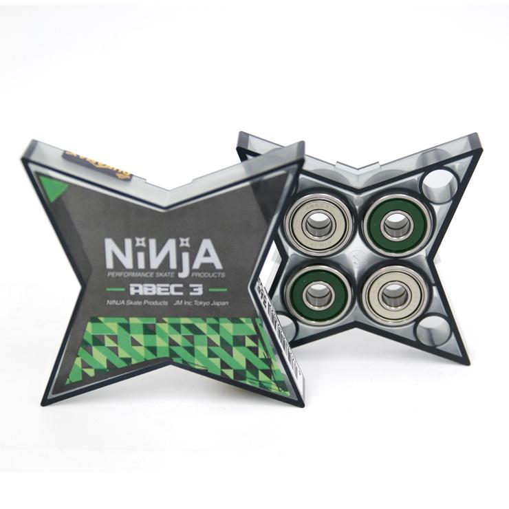 スケボー ベアリング ニンジャ グリスタイプ NINJA ABEC3 BRARING