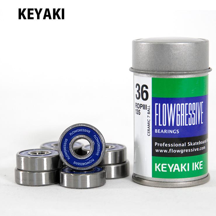 スケートボード スケボー ベアリング FLOWGRESSIVE CERAMIC FILM LOGO