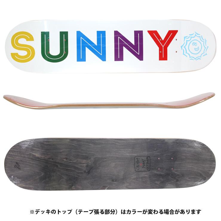 スケボー デッキ サニー SUNNY COLORFUL LOGO SIZE 7.25 7.5 7.75