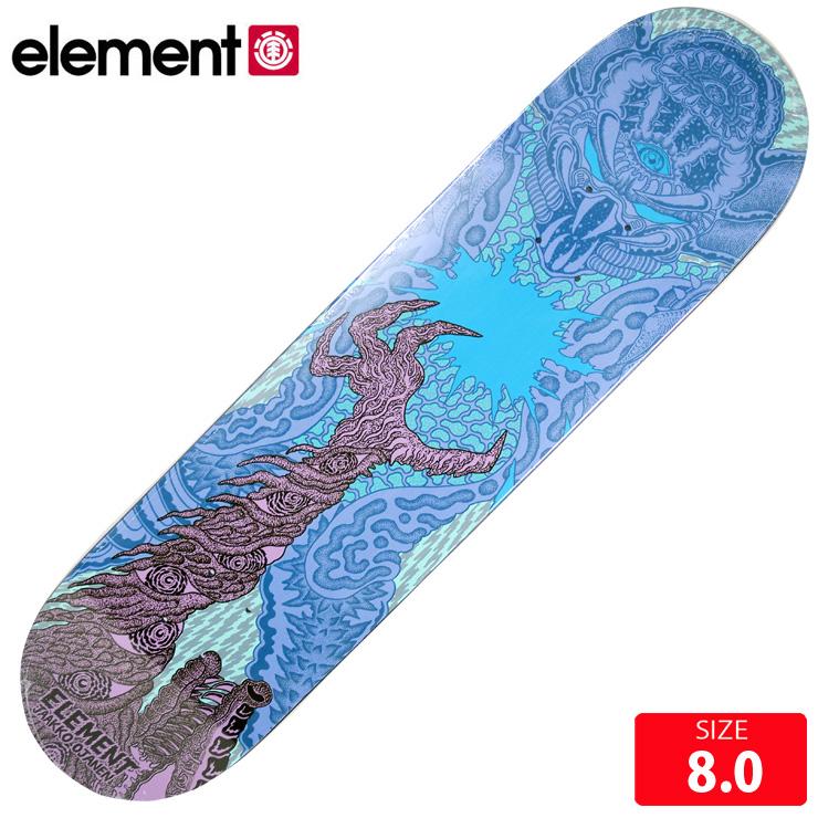 エレメント　ELEMENT　スケートボードデッキ 8.0*31.5 スケボー ELEMENT（エレメント） スケボー デッキ ELEMENT TETSUNORI TAWARAYA