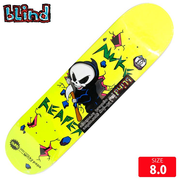 blinde スケボー デッキ ブラインド BLIND Papa reper rider SUPER SAP