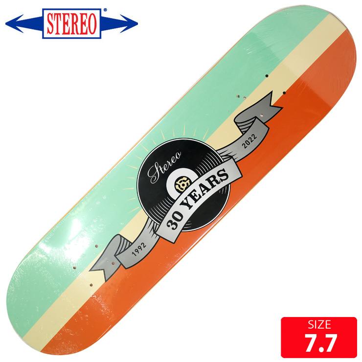 ステレオ デッキ STEREO Year AVS Aniversary DECK 7.7 スケボー