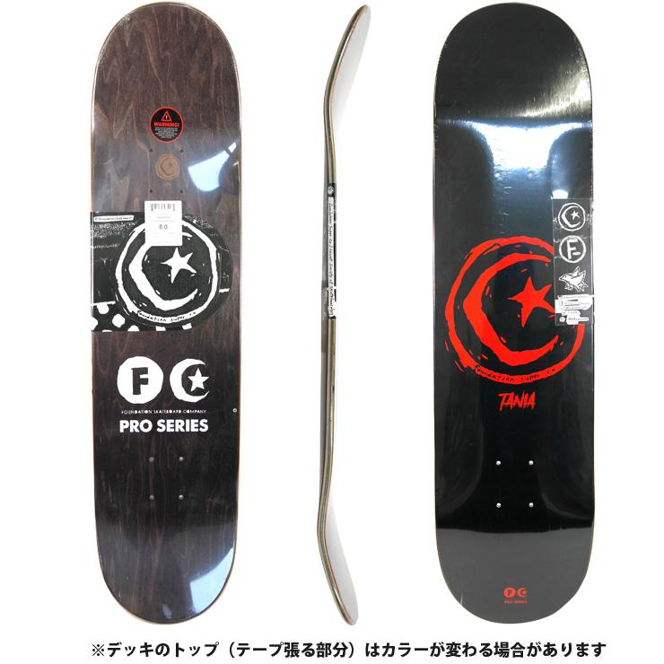 スケボーデッキ ファンデーション FOUNDATION TANIA STAR&MOON PRO
