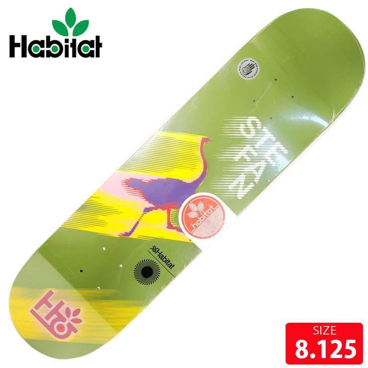 スケボー デッキ ハビタット HABITAT JANOSHI SPEED TEST DECK SIZE