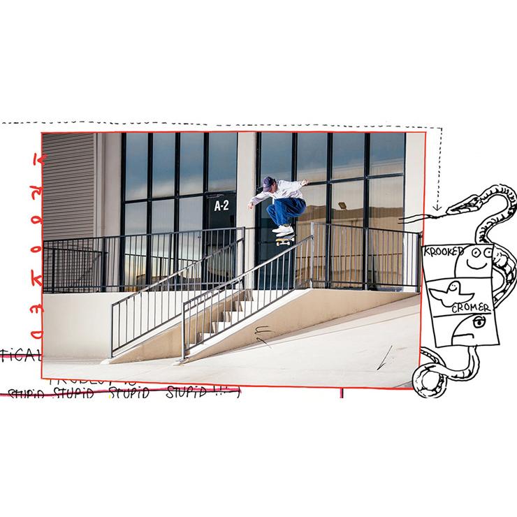 KROOKED（クルキッド） スケボー クルージング デッキ クルーキッド