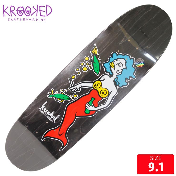 KROOKED スケボー クルージング デッキ クルーキッド GONZ KROOKED スケボー クルージング デッキ クルーキッド GONZ