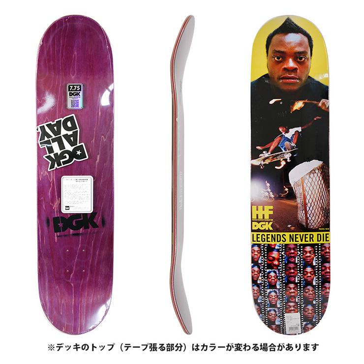 DGK スケボー デッキ ディージーケー STREET SOLDIER HHF2 REDA SIZE