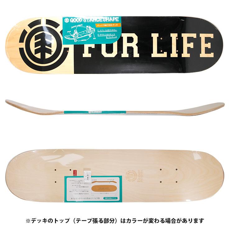 ELEMENT（エレメント） スケボー ジュニア デッキ ELEMENT FOR LIFE