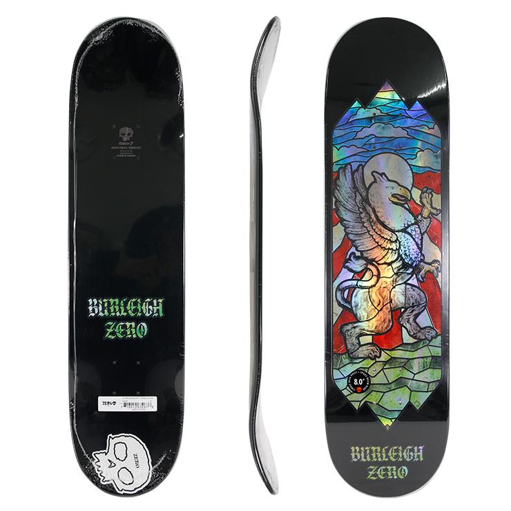 SKATEBOARD Championship 完成品 ゼロ デッキ ZERO BURLEIGH STAINED GLASS DECK 8.0 スケボー スケート