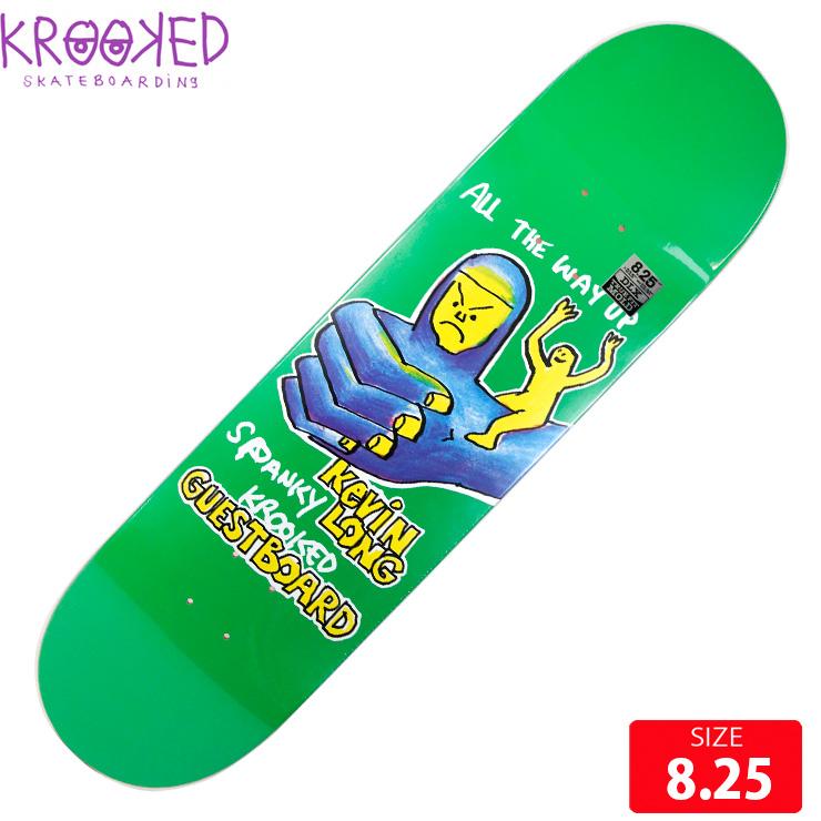 KROOKED クルキッド 8.25 デッキ 新品未使用 スケートボード KROOKED（クルキッド） スケボー デッキ クルーキッド KROOKED KEVN