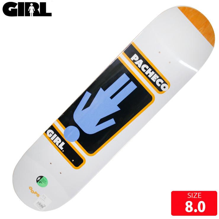 スケボー ガール デッキ GIRL OOPS PACHEO DECK SIZE 8.0 スケート