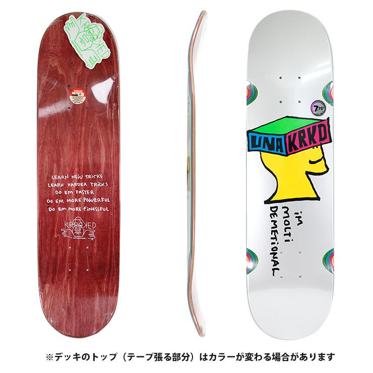 KROOKED（クルキッド） スケボー デッキ クルーキッド KROOKED UNA