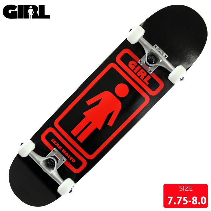 スケボー コンプリート ガール GIRL SEAN MALTO BLK DECK サイズ スケボー コンプリート ガール GIRL SEAN MALTO BLK DECK サイズ