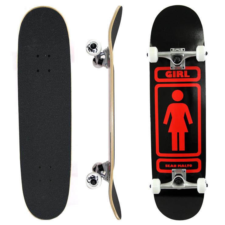 スケボー コンプリート ガール GIRL SEAN MALTO BLK DECK サイズ スケボー コンプリート ガール GIRL SEAN MALTO BLK DECK サイズ