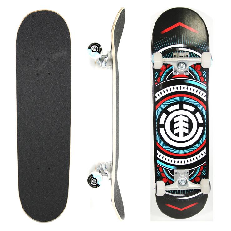 スケボー コンプリート エレメント ELEMENT COMP HATCHED RED BLUE BB027423 DECK 8.0 コンプリ 完成品  スケートボード