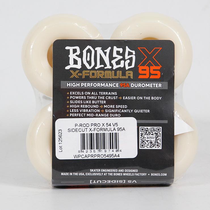 ボンズ ボーンズ ウィール BONES WHEEL X-FORMULA P-ROD 95A V5 52