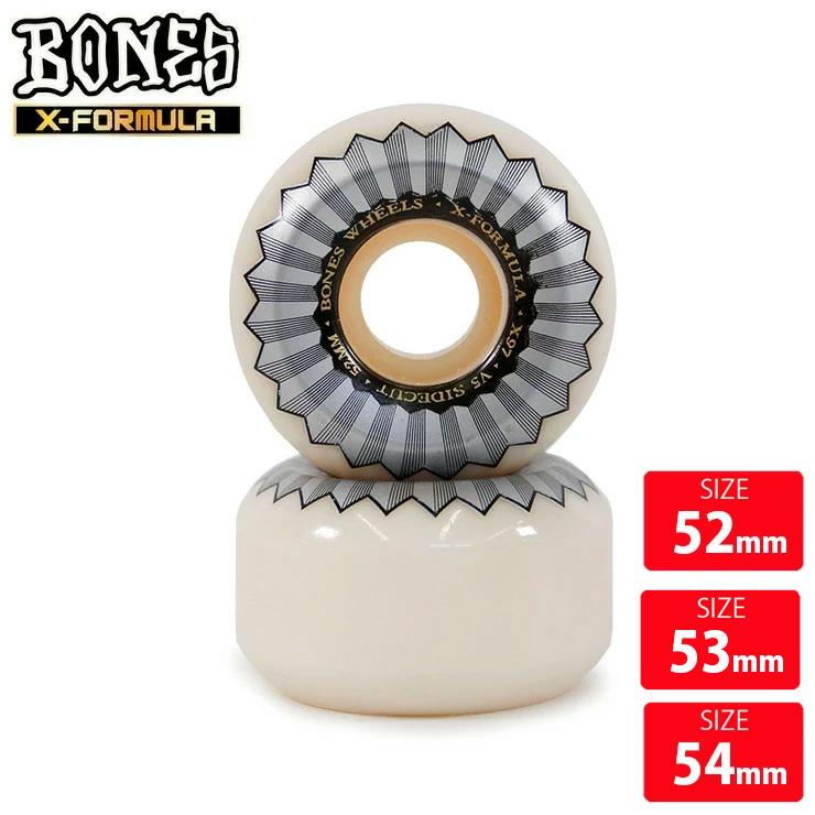 ウィール BONES X-FORMULA SIDECUT 53mm 99A ボンズ ボーンズ ウィール BONES WHEEL X-FORMULA SIDECUT V5 97A 52