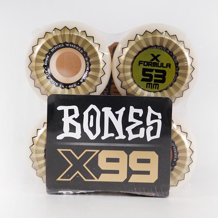 ウィール BONES X-FORMULA SIDECUT 53mm 99A BONES WHEELS X-Formula Skateboard Wheels XF SIDECUT 53 V5 X