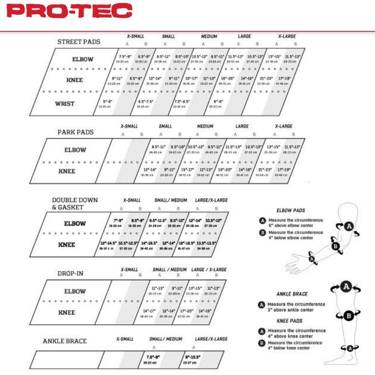 PROTEC プロテック プロテクター PARK ELBOW BLK WHT スケボー スケートボード インライン用｜eshop｜02