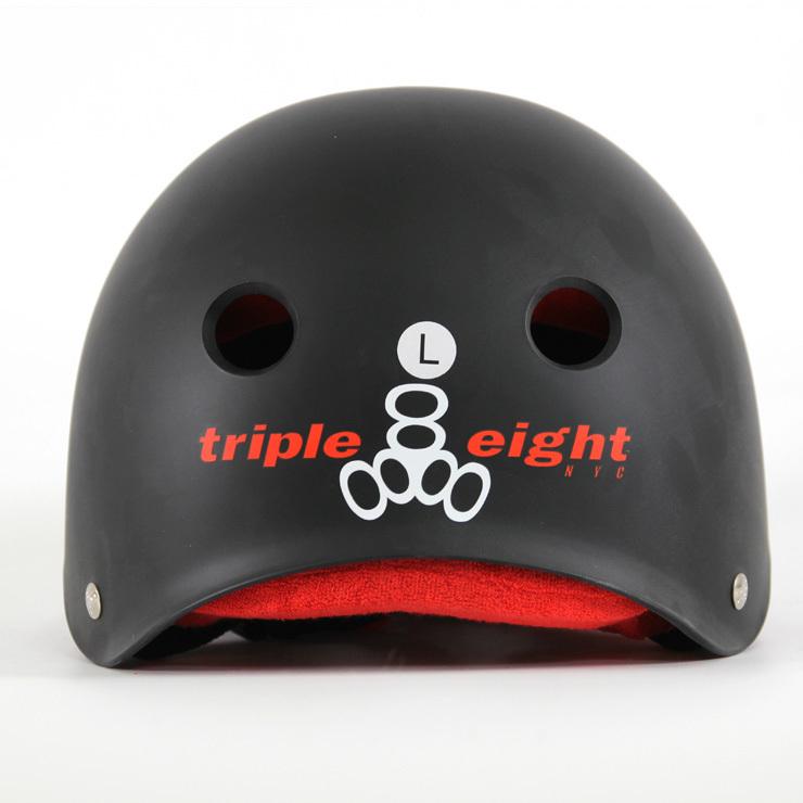 TRIPLE EIGHT トリプル エイト ヘルメット SWEATSAVER LINER HELMET BLK RUBBER スケボー