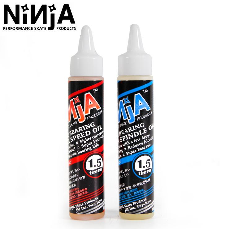 スケボー ベアリング オイル ニンジャ NINJA SPEED OIL TALL RED BLUE