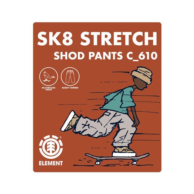 ELEMENT エレメント コーデュロイ チノパンツ チノパン 秋 冬 メンズ スケート ボトムス SHOD PANTS C_610｜eshop｜11