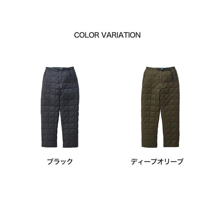 グラミチ タイオン ディープオリーブ Mサイズ ダウンパンツ 未使用