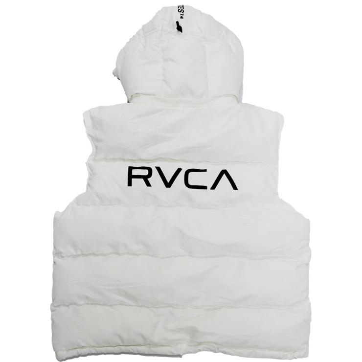 RVCA（ルーカ） メンズ ボリューム ベスト アウター 中綿 防寒 フード