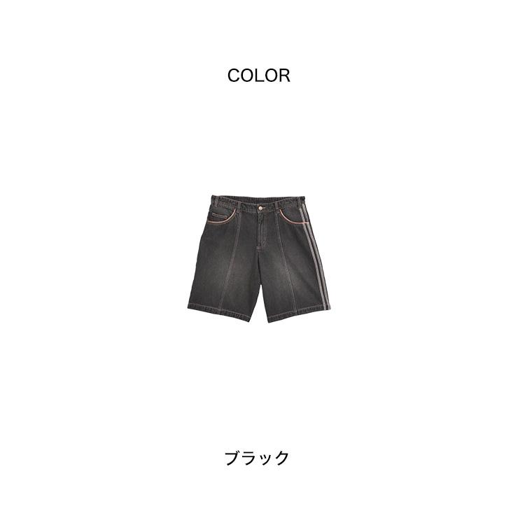 adidas（アディダス） デニムハーフパンツ 短パン ショートパンツ