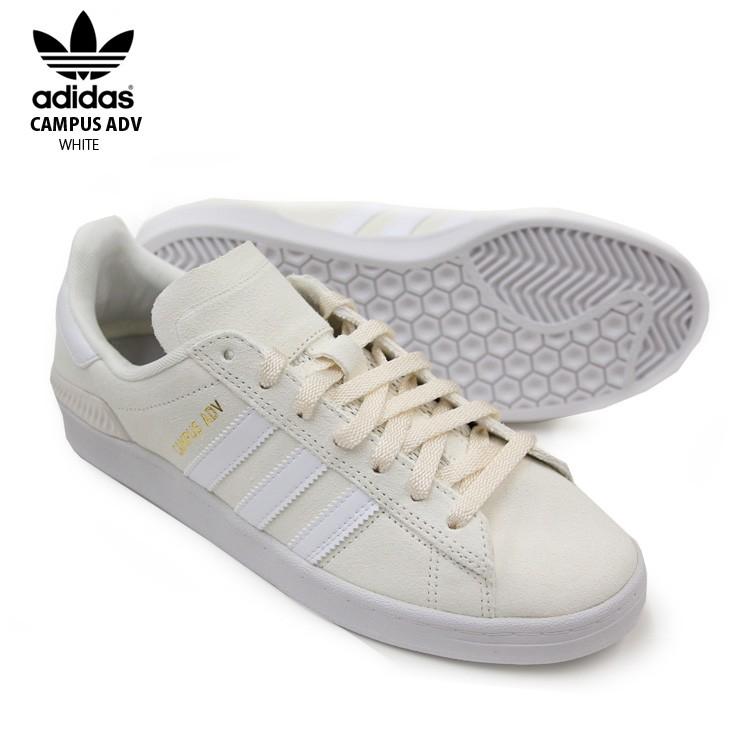 adidas campus adv white