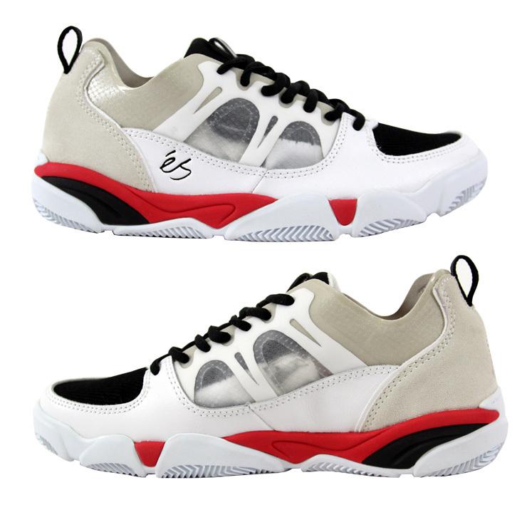 es エス スケート スニーカー サイロ es SILO WHT/BLK/RED スケシュー