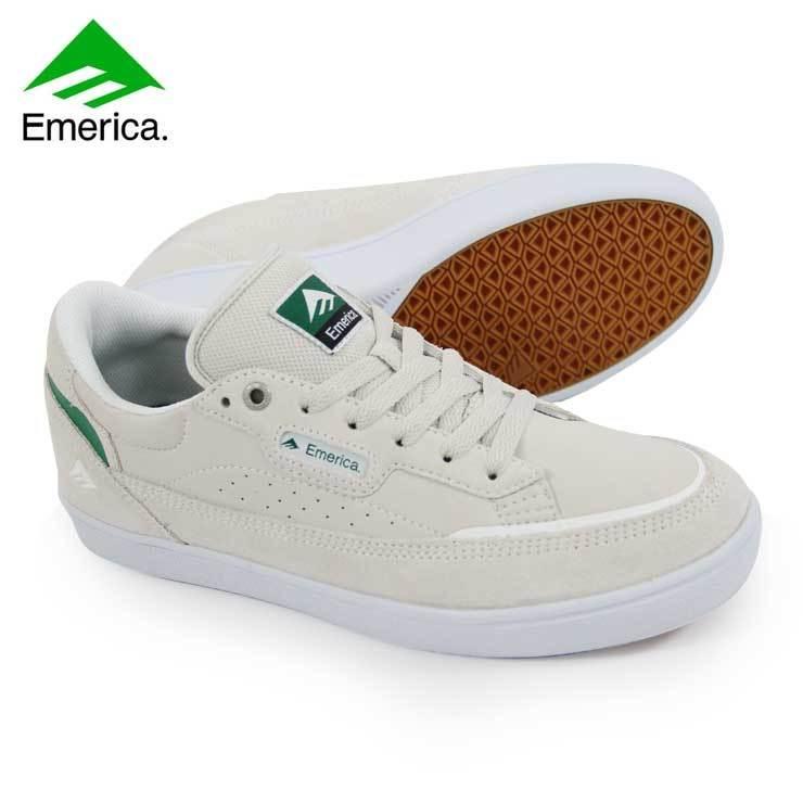 エメリカ スケボー スニーカー 靴 スケシュー ガンマ EMERICA GAMMA  SKATESHOES WHT/GRN 22SS｜eshop