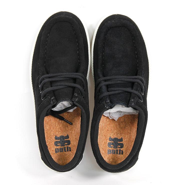 IPATH アイパス CATS LOW 28cm I-PATH（アイパス） IPATH アイパススニーカー CATS LOW NUBUCK BLK