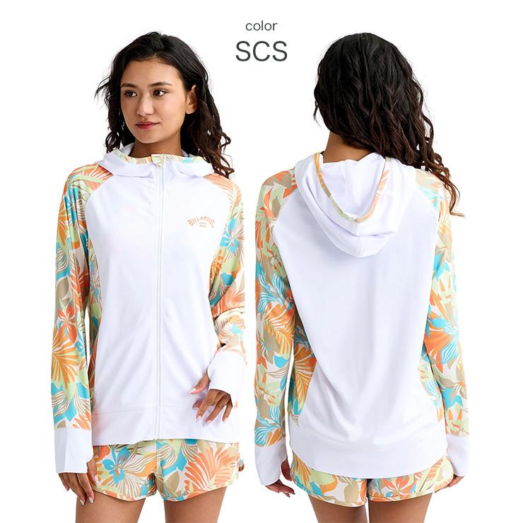 BILLABONG ビラボン レディース ラッシュガード パーカー フロントジップ 速乾 海水浴 プール サーフィン 夏 BG013850 | BILLABONG | 02