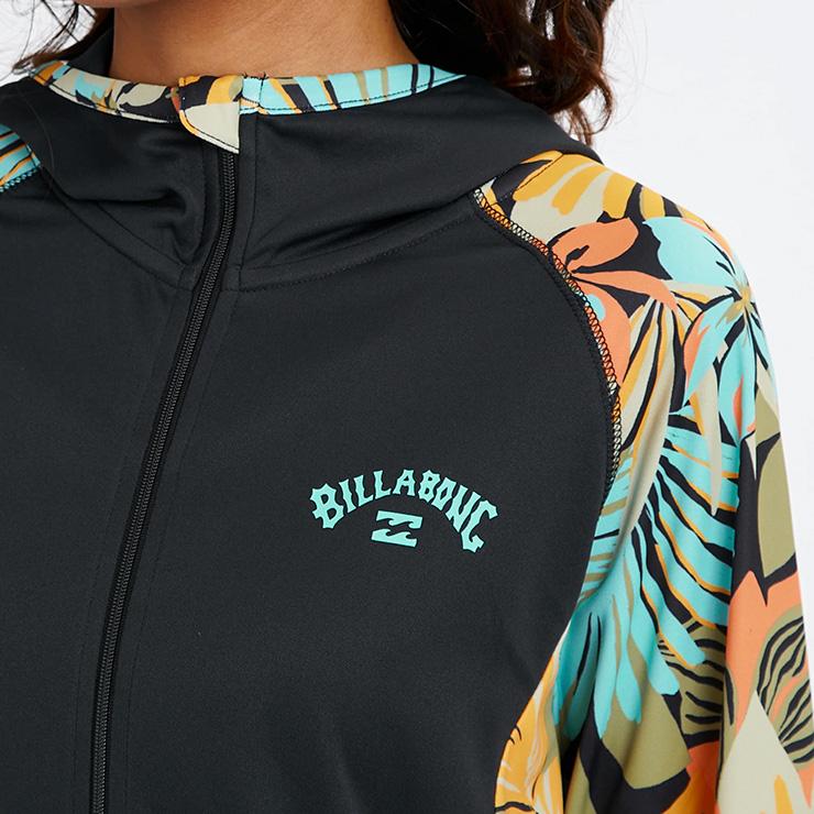 BILLABONG ビラボン レディース ラッシュガード パーカー フロントジップ 速乾 海水浴 プール サーフィン 夏 BG013850 | BILLABONG | 03