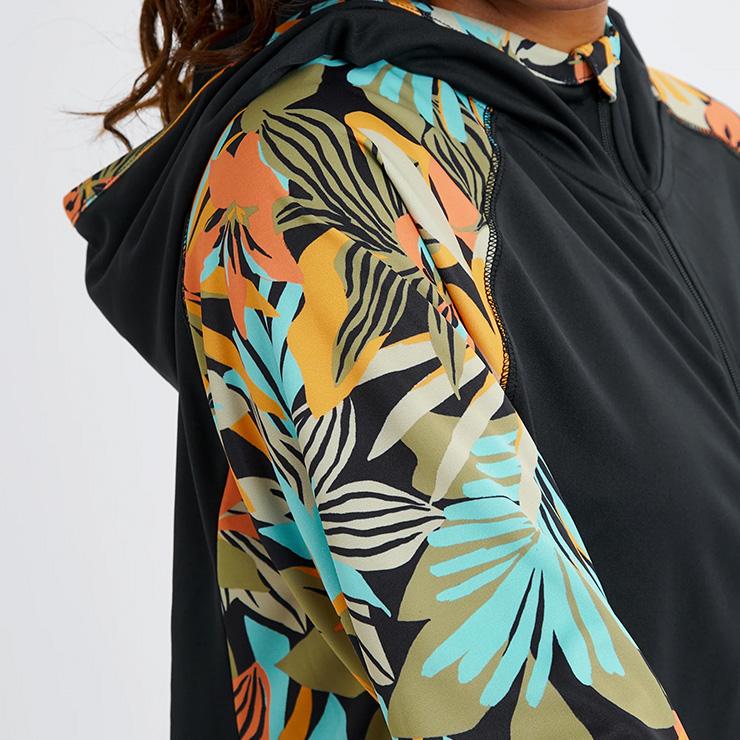 BILLABONG ビラボン レディース ラッシュガード パーカー フロントジップ 速乾 海水浴 プール サーフィン 夏 BG013850 | BILLABONG | 04