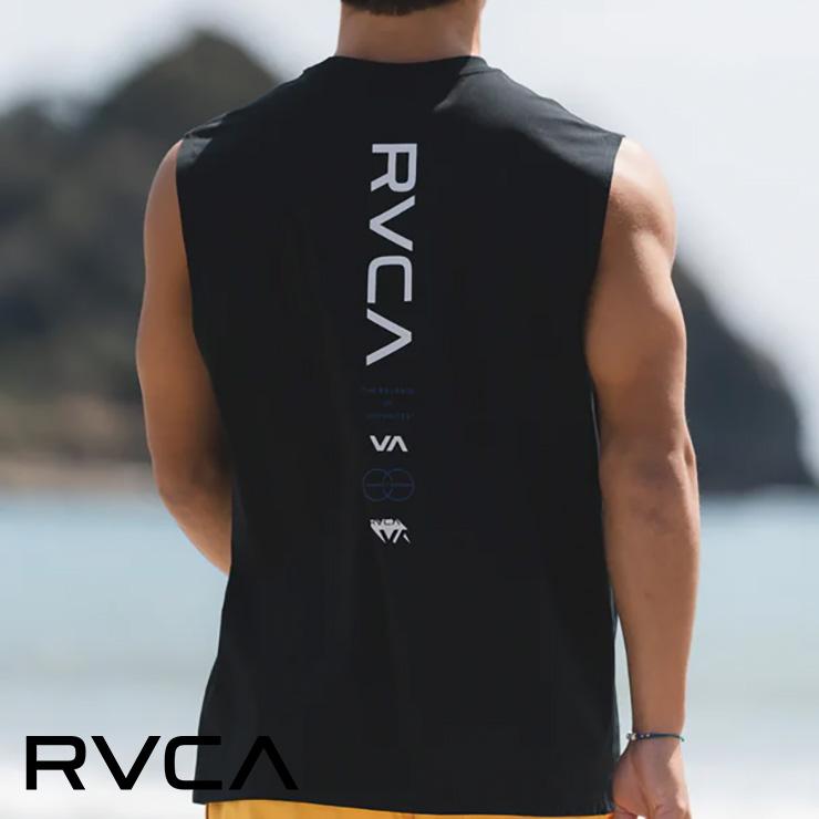 RVCA（ルーカ） メンズ ラッシュガード タンクトップ ノースリーブ
