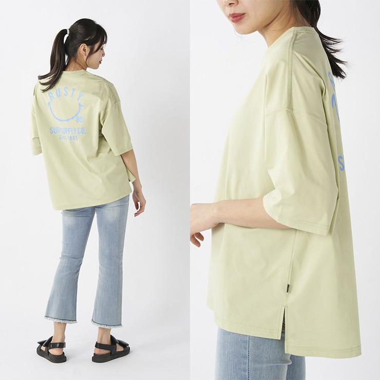 RUSTY（ラスティ） レディースラッシュガード Tシャツ 半袖 水陸両用