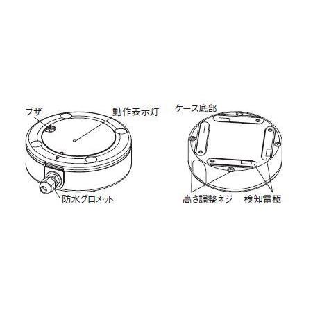 竹中エンジニアリング　ブザー付き無線式スポット型漏水センサ送信機　EXL-SWB1S TAKEX｜eshopmtc｜02