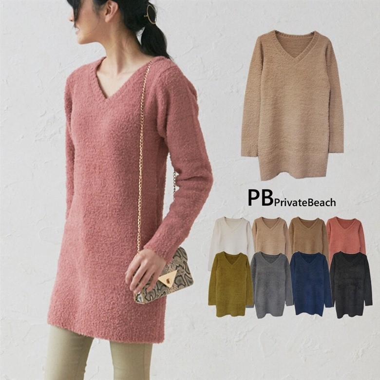 マシュマロモールvネックニットワンピオフホワイト ベージュ モカ ピンク ピスタチオ グレー ネイビー ブラックセーター ニットレディースアパレル トセール 45 E Simple 通販 Yahoo ショッピング