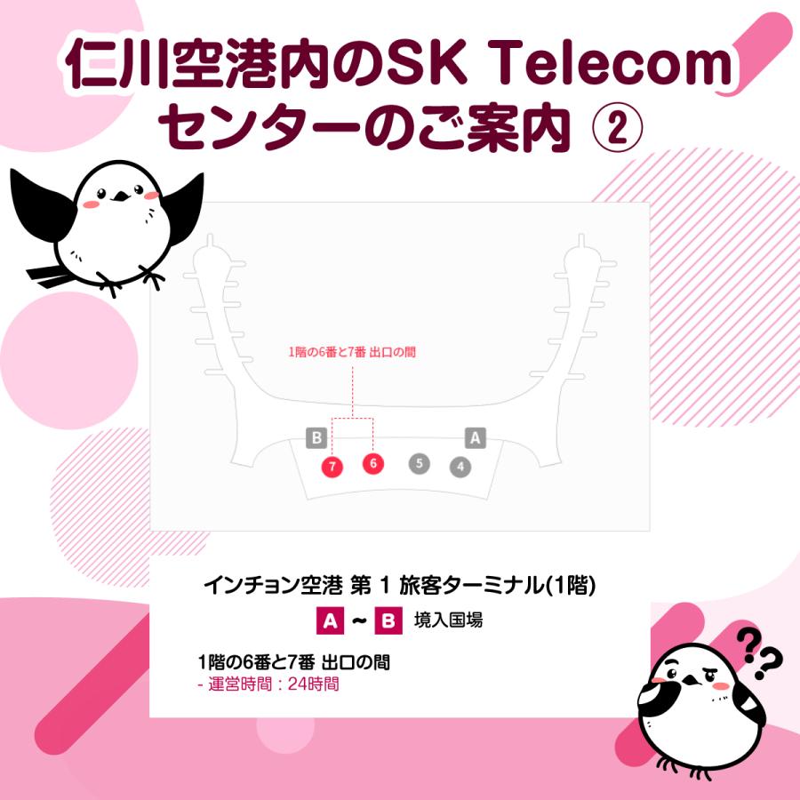 韓国eSIM 3日間 72時間 無制限 010電話番号付き 受発信可能 SKTelecom