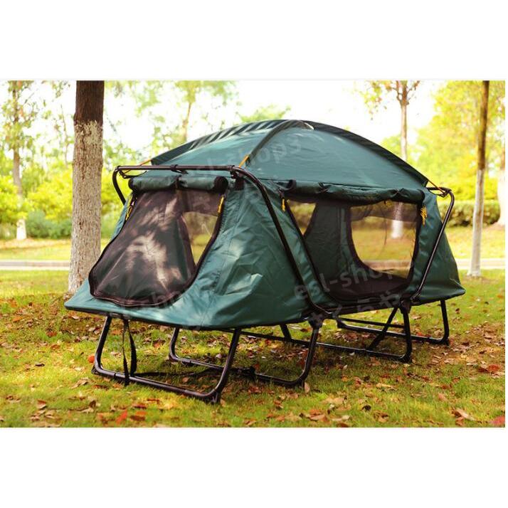 特売！強くお勧め☆テント 二人 防雨 オフグラウンドテント 湿り防止  