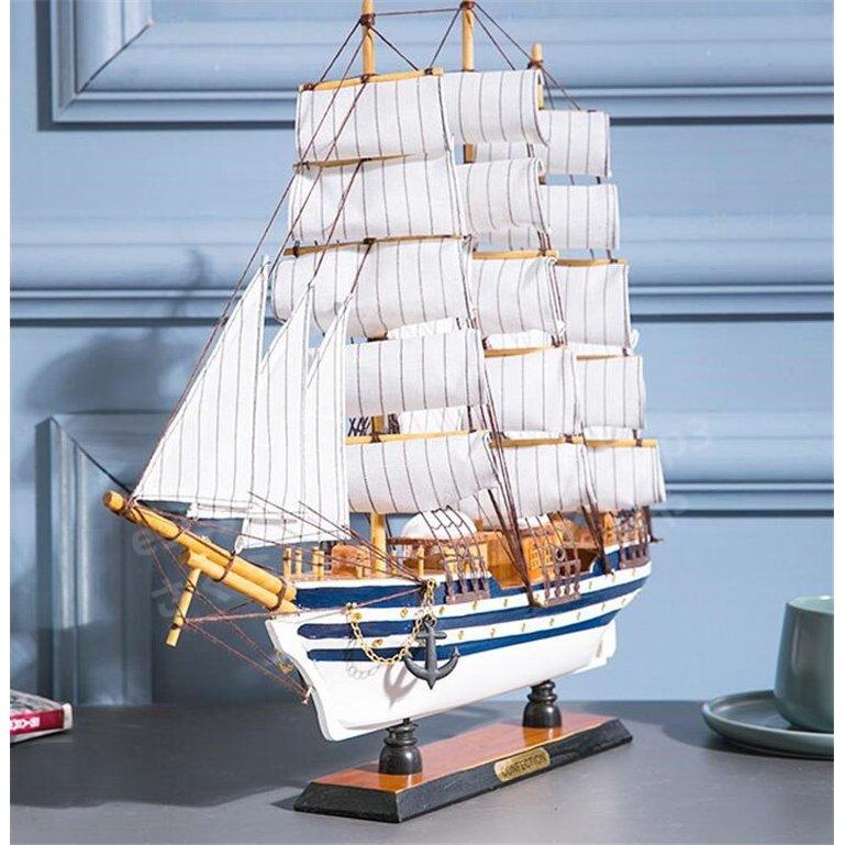 木製帆船　モデルシップ　大型 帆船模型 完成品 木製 パイレーツシップ 海賊船 モデルシップ