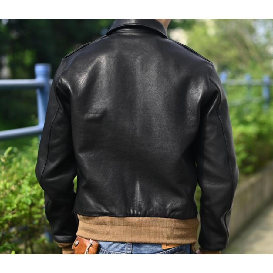 レトロ メンズ フィット ショート 上層牛革本革ジャケット レトロ メンズ フィット ショート 上層牛革本革ジャケット